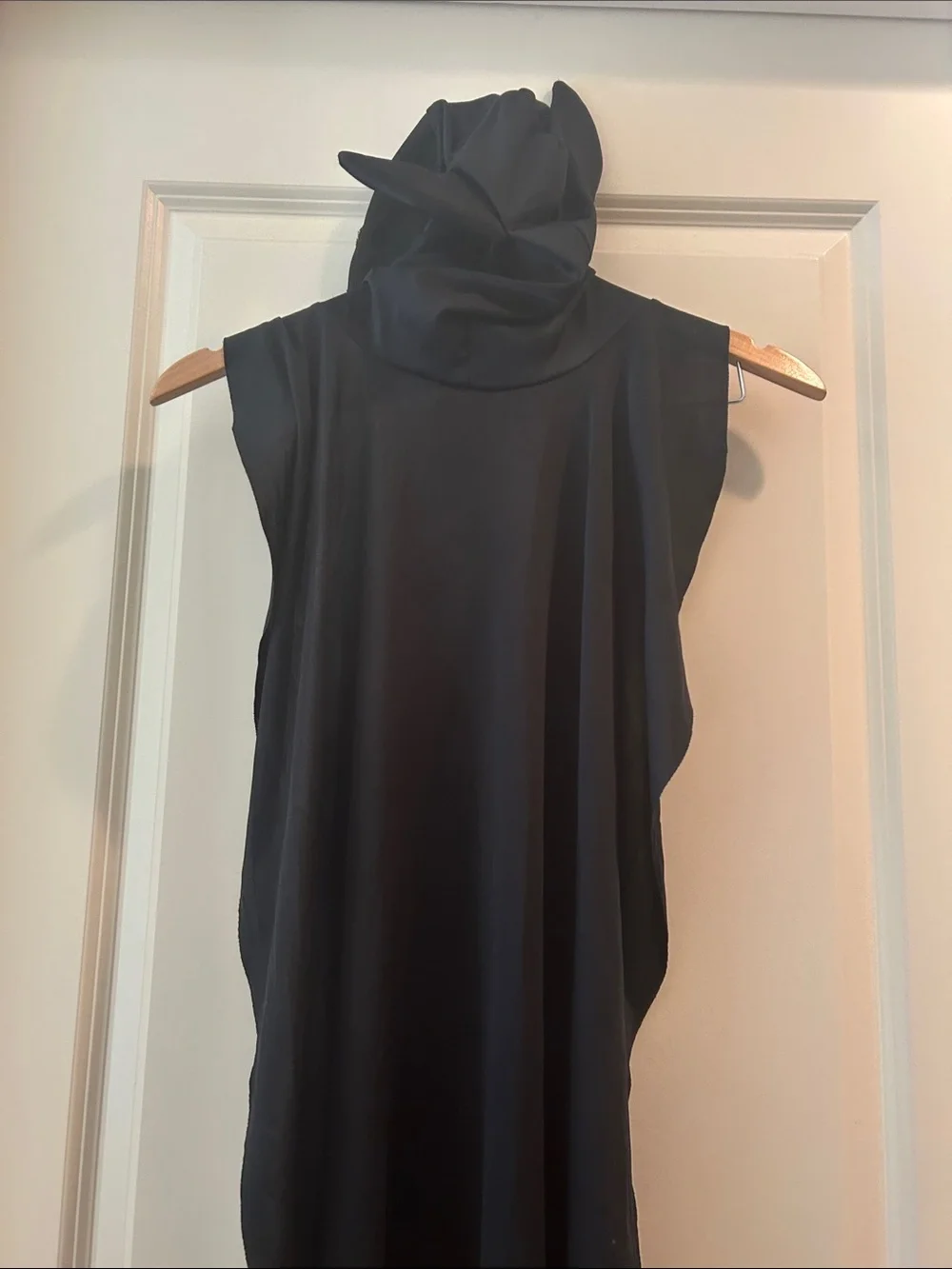 DC Comics Dark Knight Trilogy Black Hooded Batman Costume Cape attached mask S